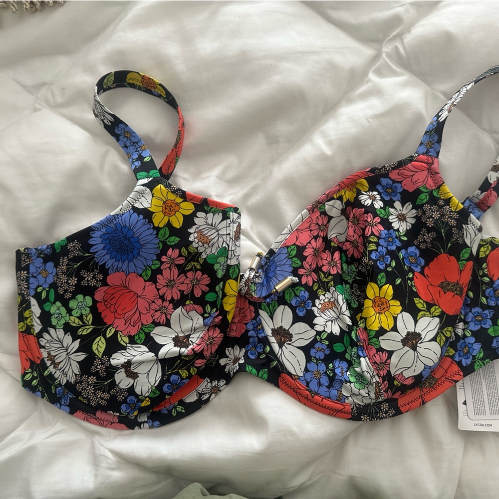 Freya floral haze bikini top